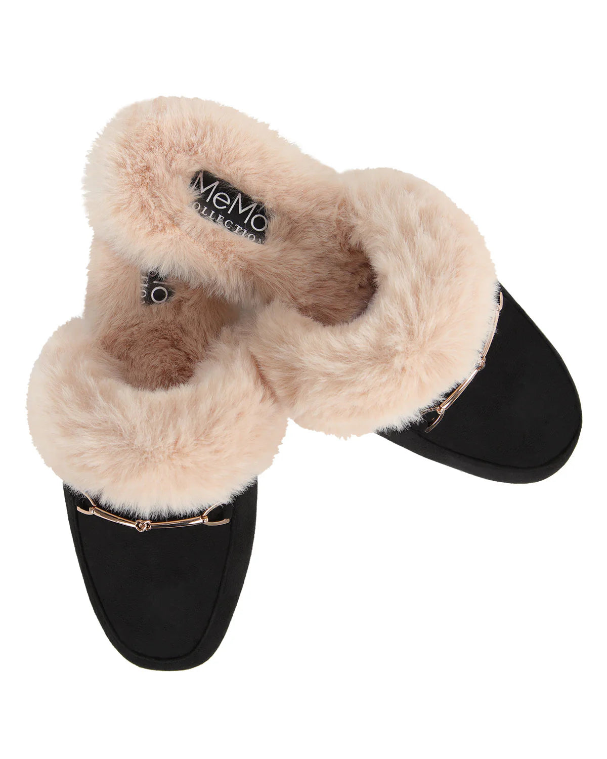 Women's The Brixton Mule Faux-Fur Lined Loafer Slippers - Slipper Lounge