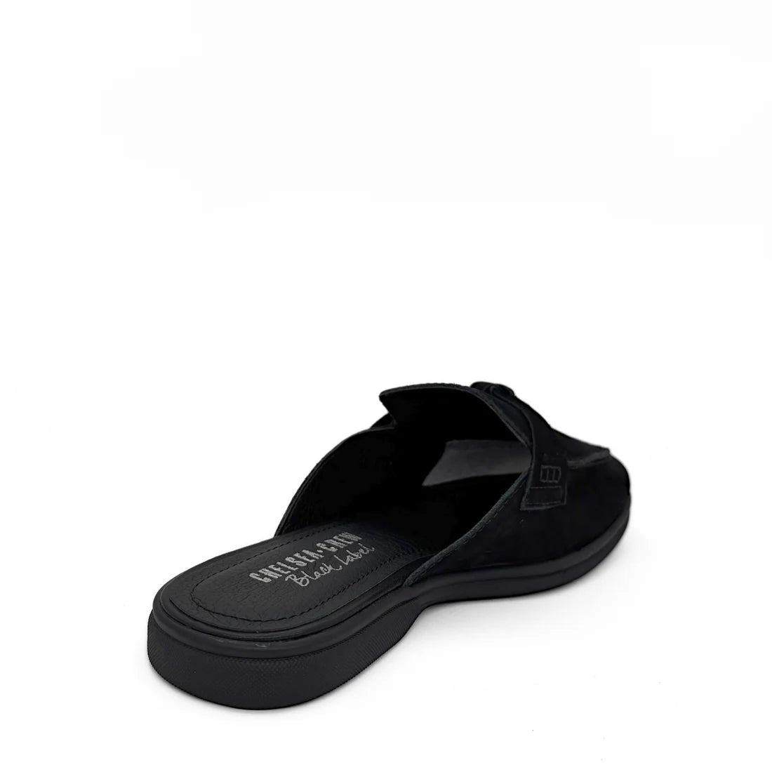 Lasso Nubuck Slip On Loafers-Black