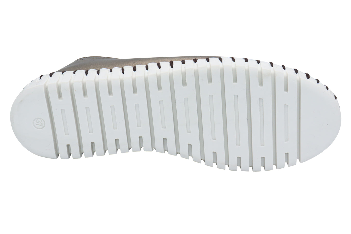 Eric Michael Marlo Women’s Comfort Slip-On Shoe – Pewter Leather, Cushioned Insole