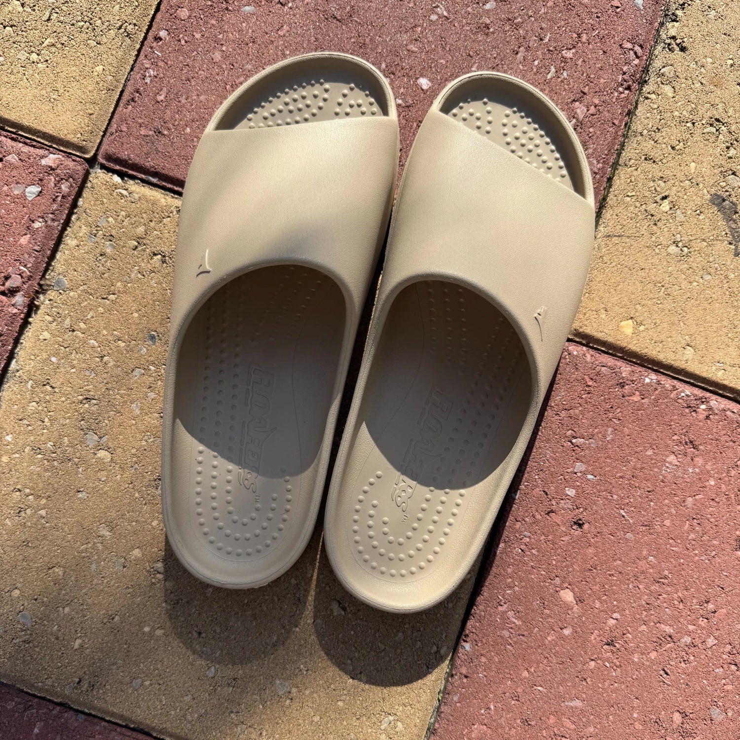 Warm Sand/Bright White Lane-4 Adult Slide - Slipper Lounge