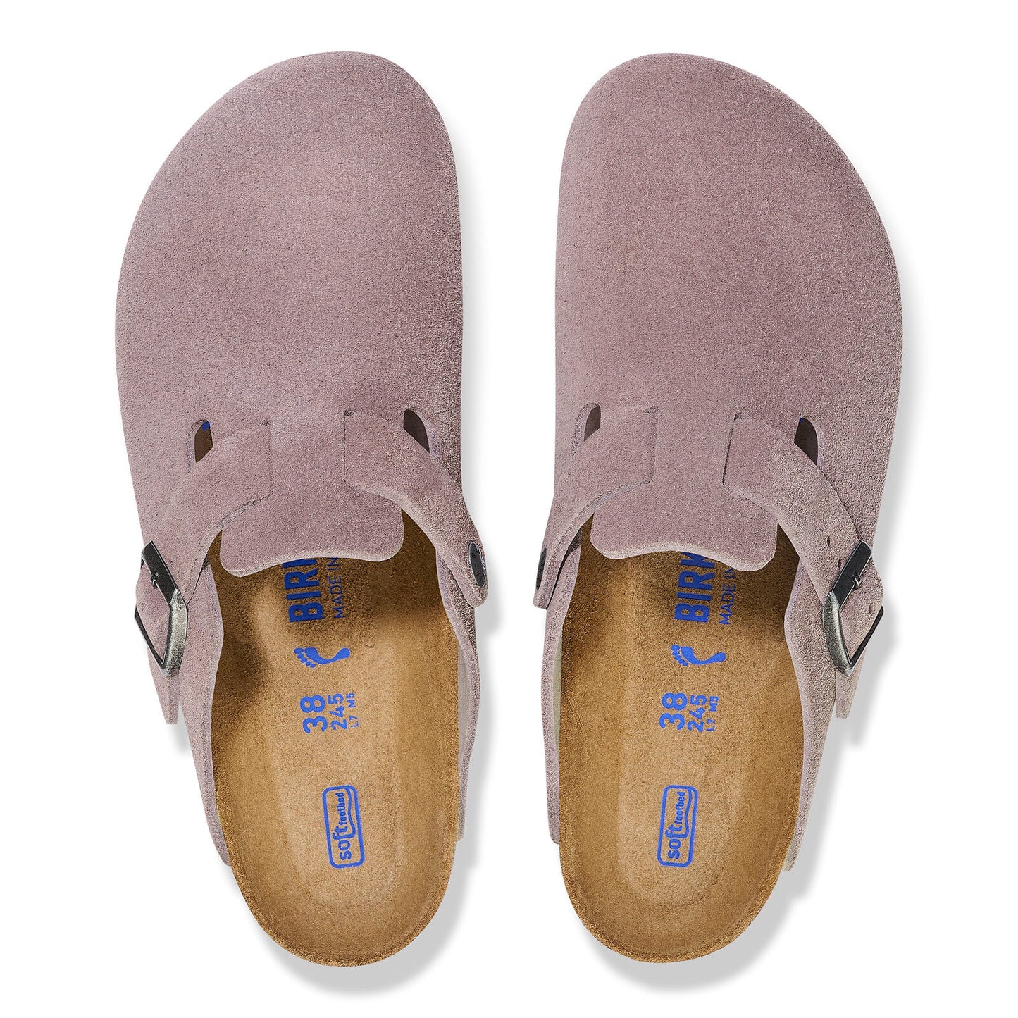 Boston Soft Footbed Suede Leather - Faded Purple