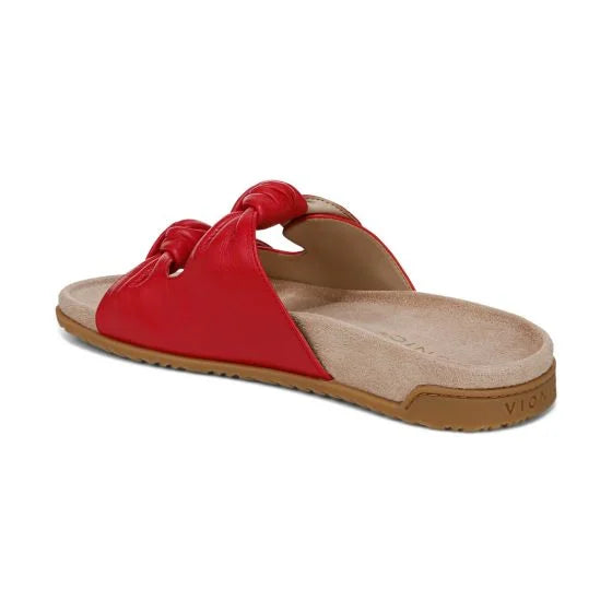 Elara Slide Sandal Fruit Punch Leather