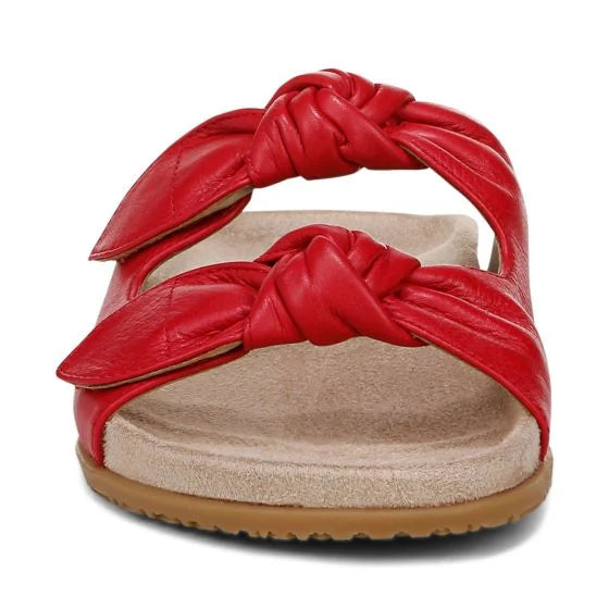 Elara Slide Sandal Fruit Punch Leather