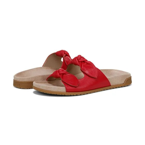 Elara Slide Sandal Fruit Punch Leather