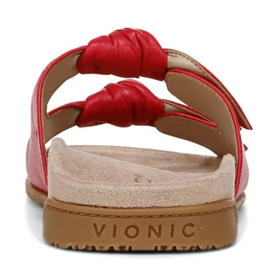 Elara Slide Sandal Fruit Punch Leather