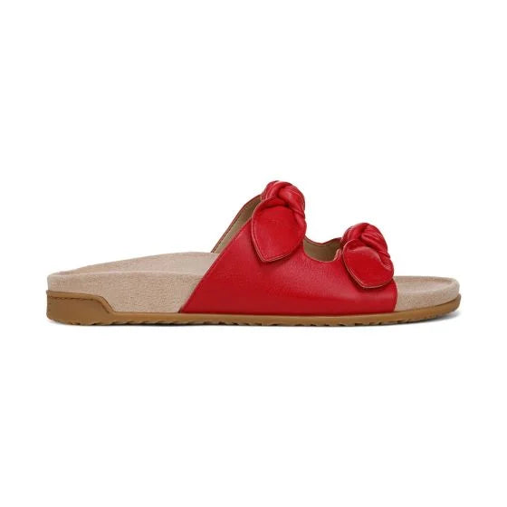 Elara Slide Sandal Fruit Punch Leather