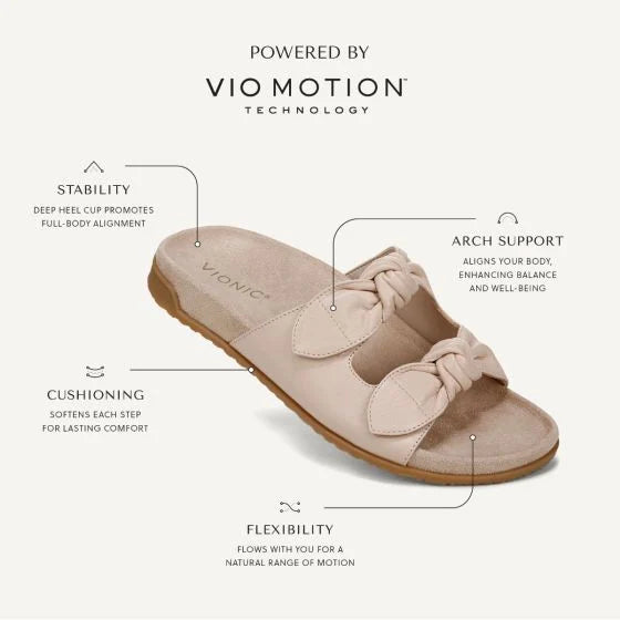 Elara Slide Sandal Fruit Punch Leather - Slipper Lounge