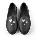 Cruise Loafer - Black Hearts Print / Waterproof - Slipper Lounge