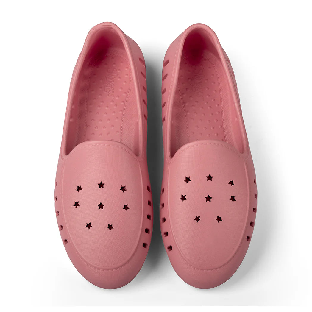 Cruise Loafer - Blush Pink Stars perforated / Waterproof