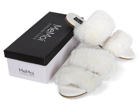 Women's The Cardi Mule Hard Sole Faux Fur Slipper