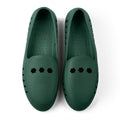 Cruise Loafer - Green 3 Daisy Perforation / Waterproof - Slipper Lounge