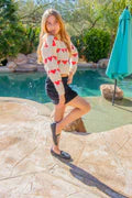 Cruise Loafer - Black Hearts Print / Waterproof - Slipper Lounge