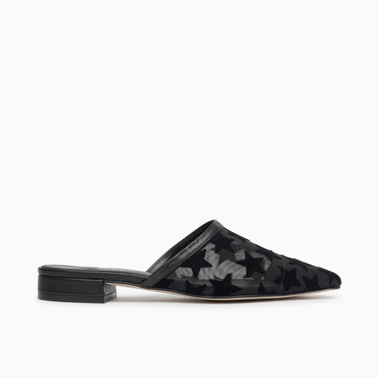 Rosalia Mule Mesh Flat