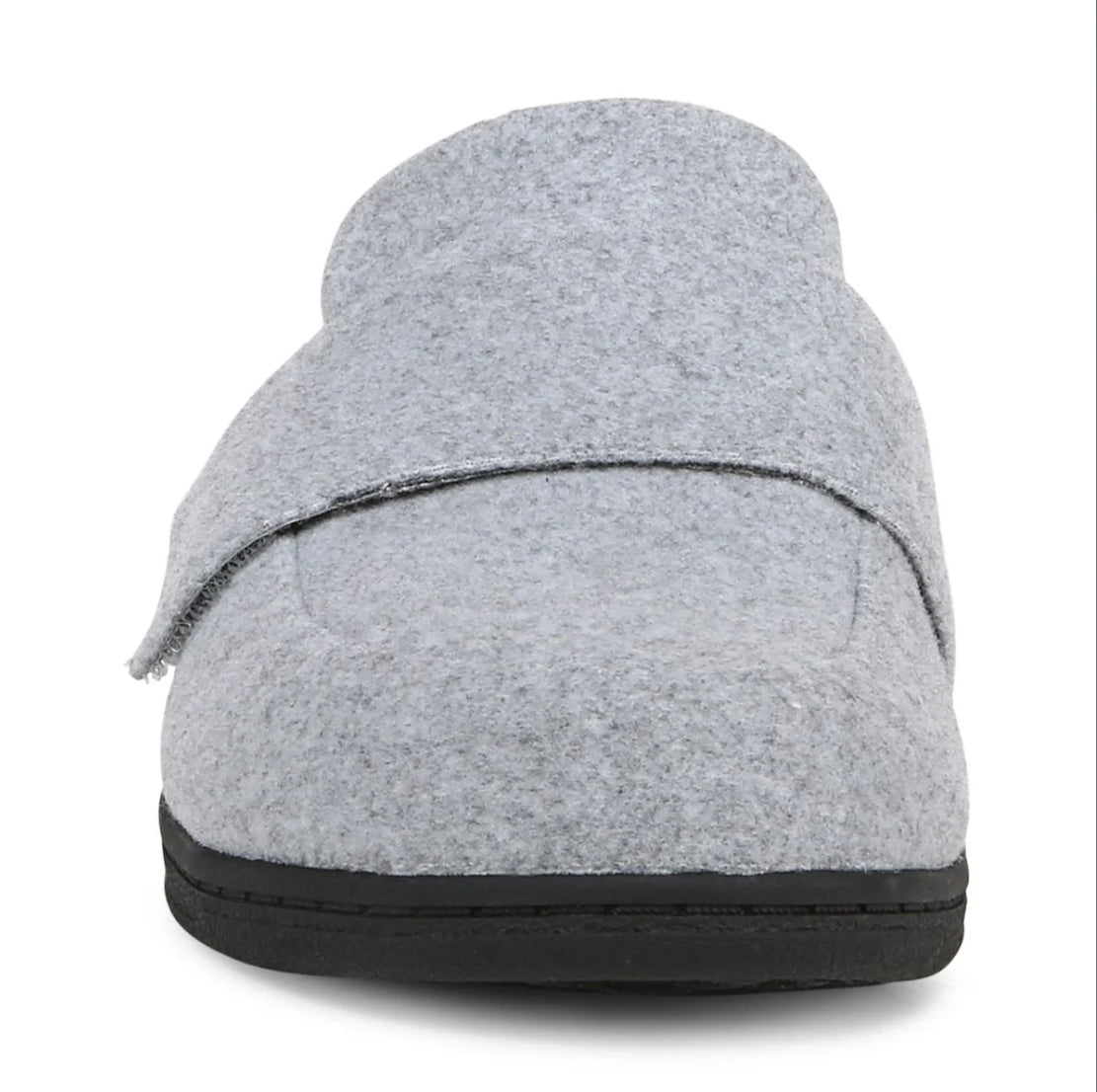GEMMA II MULE SLIPPERS-Light Gray Flannal