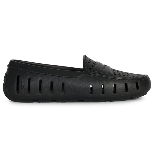 Women’s Black/Asphalt Loafers – Posh 2.0 Slip-On Comfort Shoes with Arch Support & Non-Slip Sole