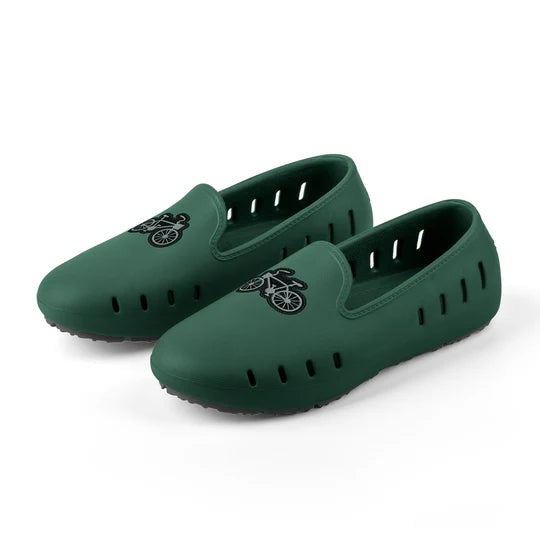 Cruise Loafer Kids - Green with Denim Bike Patch / Waterproof - Slipper Lounge