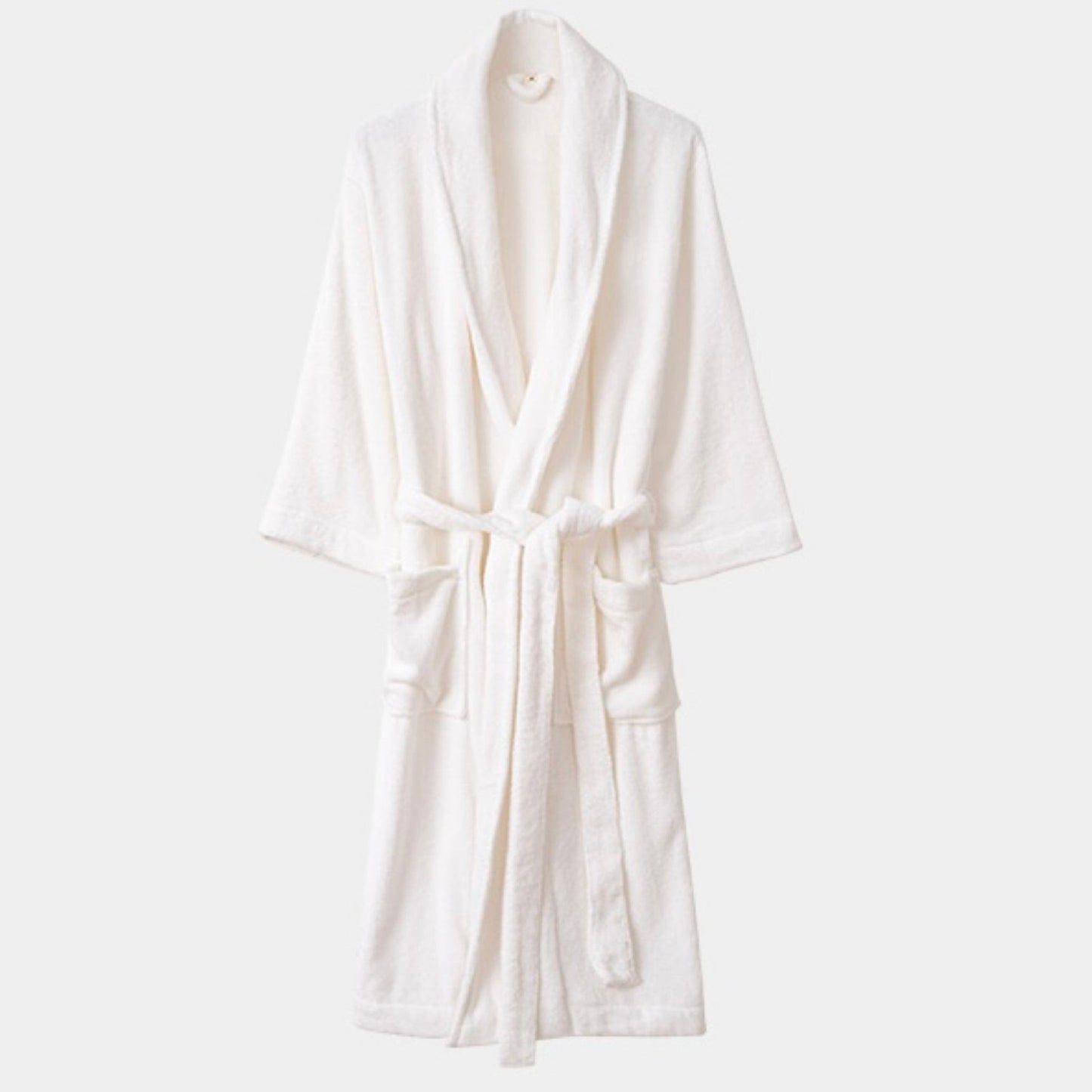 Classic Ultra-Soft Absorbent Cotton Bathrobe / Gray