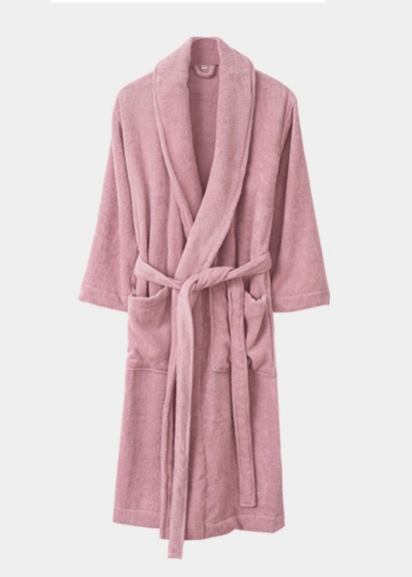 Classic Ultra-Soft Absorbent Cotton Bathrobe / White