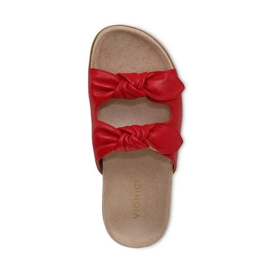 Elara Slide Sandal Fruit Punch Leather